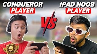 Pro Conqueror Player Vs Ipad Noob Player | M24 Match Sniper Only - Bgmi