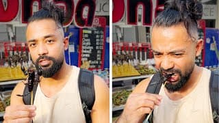 Eating Black Scorpions in Thailand!