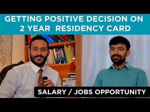 Getting  Decision On 2 Year Residency Card Hungary ||  Salary / Jobs Opportunity Details