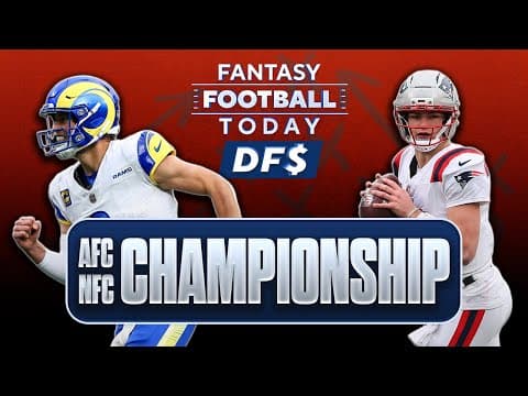 Nfl Dfs Conference Championship Preview: Main Slate Lineups, Picks, Stacks And Ownership I Fft Dfs