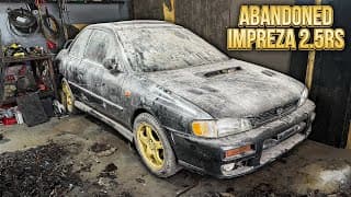 First Wash In 5 Years: Subaru Impreza 2.5rs Abandoned! | Car Detailing Restoration