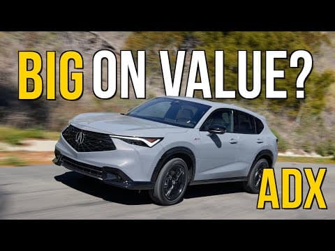 2025 Acura Adx A-spec Is Big On Features But Is It Big On Value?