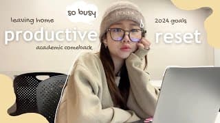 Back To Uni //new Semester Goals, Productive Start, Campus Life, Motivation, Leaving Home