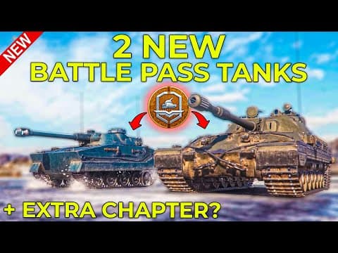 New Battle Pass Tanks - Erac 105 Pr And Object 265t | World Of Tanks Battle Pass 2025