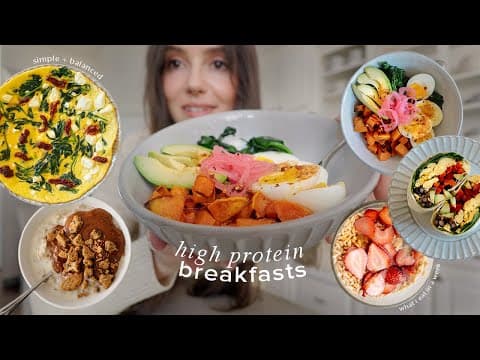 My Week Of High Protein Breakfasts