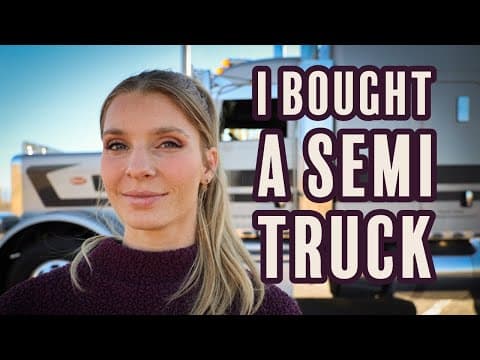 Most People Buy Cars, But I Bought A Semi Truck!