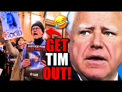 Tim Walz Panics After Leftist Backlash He Didn't See Coming!