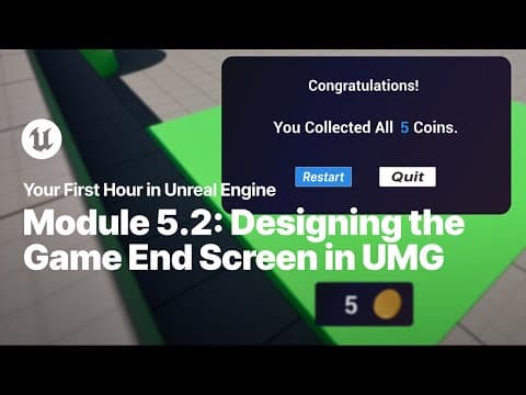 Designing The Game End Screen In Umg