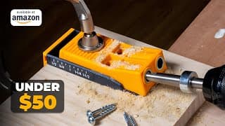 30 Coolest Woodworking Tools Under $50 On Amazon | Woodpeckers, Kreg, Milescraft, Saker And More