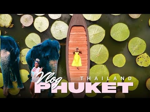 Phuket, Thailand Vlog | Ma Doo Bua Cafe, Elephants, Splash Cafe + Bali Dolphin Swim