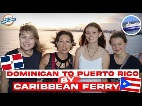 Hidden Secret: Ferry From Dr To Puerto Rico?! 🇩🇴🚢🇵🇷 Caribbean's Best Travel Hack