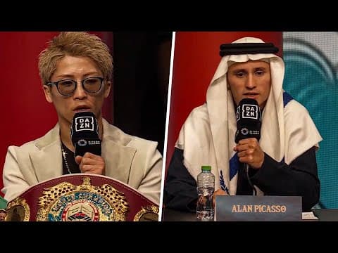 Naoya Inoue Vs David Picasso | Full Final Press Conference | Dazn Boxing