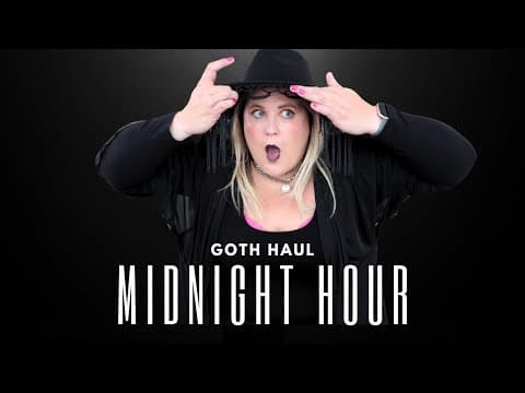 Goth Haul!!! Plus Size Try On Haul For Alternative Baddies