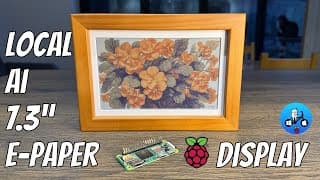 Pi Zero 2w Powered Full Colour E-paper Display With Local Ai Image Generation
