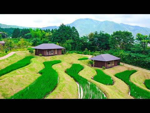 Japan’s Only Hot Spring Ryokan With Its Own Rice Terraces | Kai Yufuin