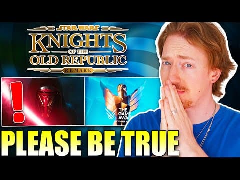 It's Finally Happening?! - Kotor Remake Reveal Soon...