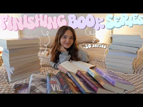 Finishing Every Book Series I’m In The Middle Of 📚🍁🌧️ *getting Through My Physical Tbr!*