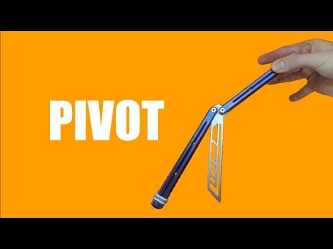 Butterfly Knife Tricks For Beginners #13.6 (pivot)