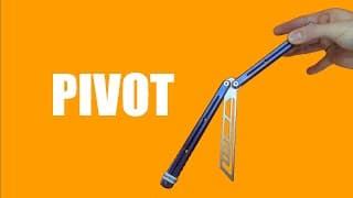 Butterfly Knife Tricks For Beginners #13.6 (pivot)