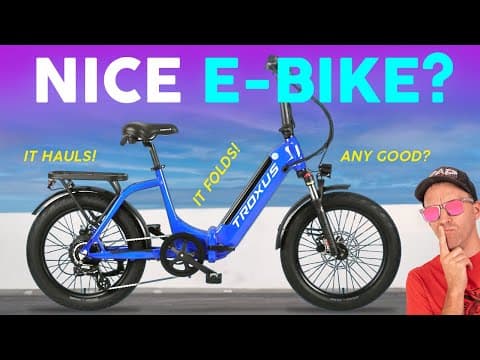 Here's Why This Folding E-bike Is So Nice! – Troxus Lynx Review!