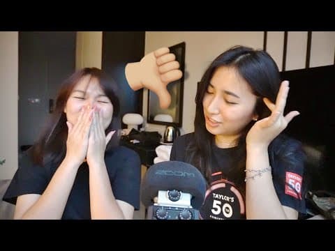 Asmr W/ My Friend But We Struggle To Speak Our National Language