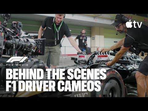 F1® The Movie — How F1 Driver Cameos Were Filmed | Behind The Scenes | Apple Tv