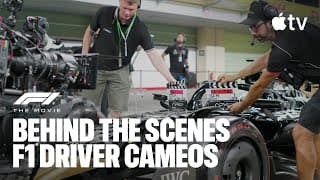 F1® The Movie — How F1 Driver Cameos Were Filmed | Behind The Scenes | Apple Tv