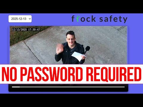 This Flock Camera Leak Is Like Netflix For Stalkers