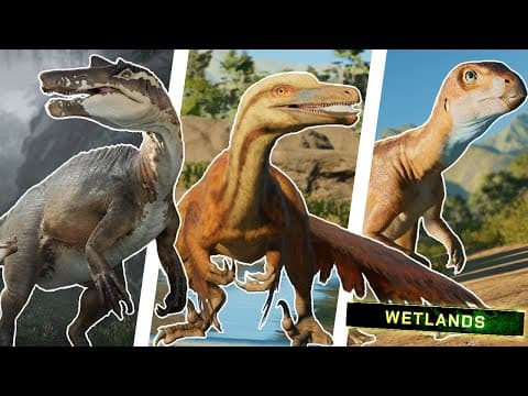 All Dlc Dinos Revealed! - Jurassic World Evolution 3 Wetlands