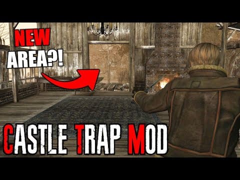 New Re4 Mod Adds New Areas! | Castle Trap Mod