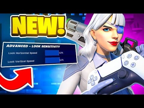 *new* Best Controller Settings + Sensitivity For Fortnite Chapter 6! (ps5/xbox/pc)