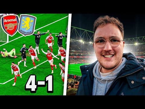 I Watched Villa Get Smashed By Arsenal...