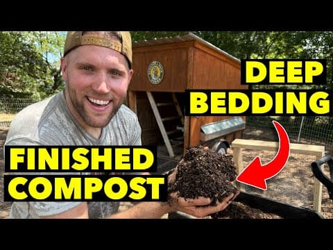 TURN CHICKEN POOP INTO BLACK GOLD WITH THE DEEP BEDDING COMPOSTING SETUP