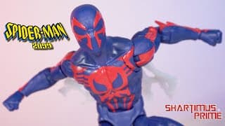 Marvel Legends Spider-man 2099 Retro Card Wave 2026 Hasbro Action Figure Review