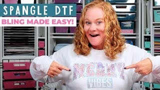 Spangle Dtf: Bling Made Easy For The Holidays And More!