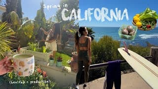 Spring At Home In California | Gardening, Healthy Surf Lifestyle, Clothing Haul 🌊