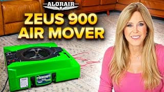 Alorair Zeus 900 Air Mover  | How To Dry A Room Fast | Heavy Duty Air Mover Fan For Home Use