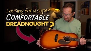 Journey Instruments "comfort Series" Guitars - Comfortable Dreadnought Acoustic Guitar.