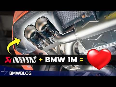 Bmw 1m Gets Akrapovic Titanium Exhaust Swap - From Straight Pipe To Refined Sound