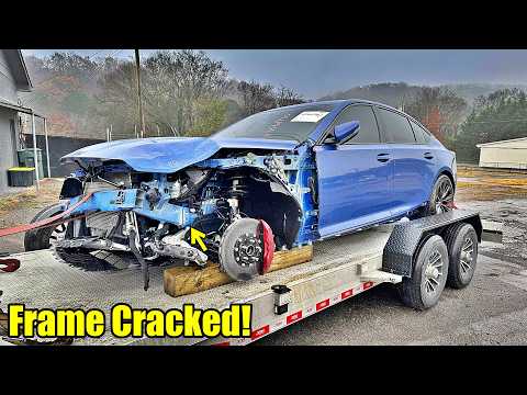 Rebuilding The Cadillac Ct5-v Black Wing That Wrecked Into A Corvette Z06!