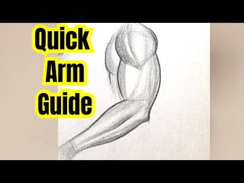 How To Draw An Arm Step By Step | Super Easy For Beginners | Master Arm Drawing Fast