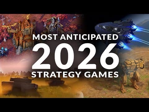 Most Anticipated New Strategy Games 2026 (real Time Strategy, 4x & Turn Based Strategy Games)