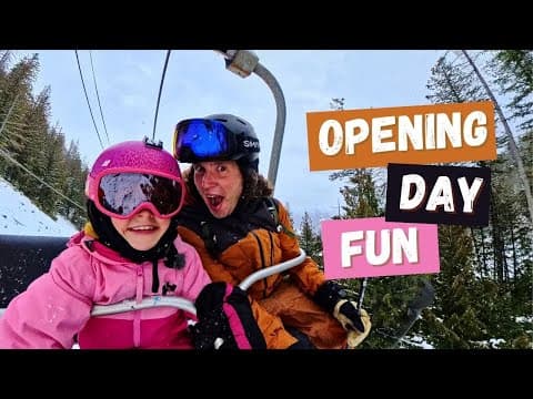 Epic First Day Of Skiing! Opening Day.