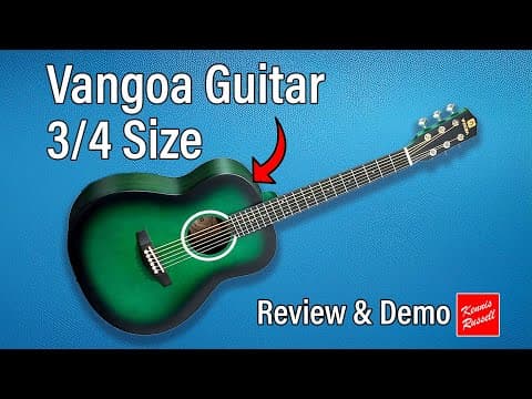 Vangoa 3/4 Size Acoustic Guitar Pack | Review & Demo