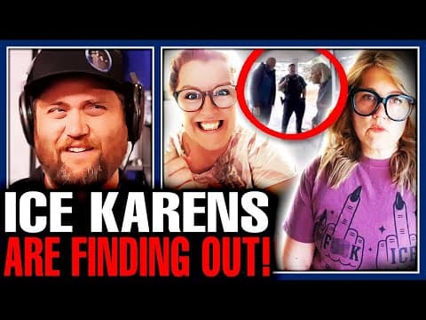 Anti-ice Karen Doxxes Agents Homes & Immediately Regrets It!