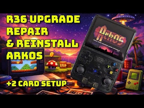 Update, Repair And Replace Your R36 Arkos Card - Even If It's Completely Dead!