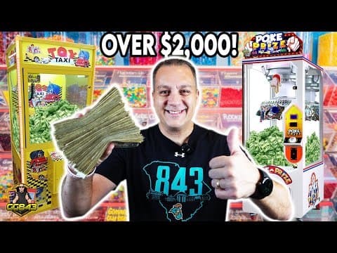 We Collected Over $2000 From Our Vending & Claw Machines! 💰😱 Biggest Haul Ever!