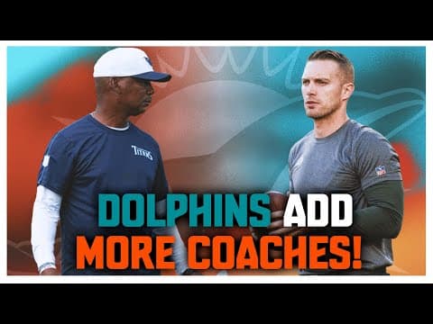 The Miami Dolphins Add More Assistant Coaches! Deeper Look Into Slowik!