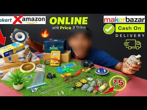 सबसे सस्ता Electronic Components Unboxing | Maker Bazar 🔥 | Electronic Components Unboxing