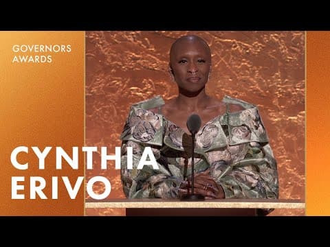 Cynthia Erivo Honors Debbie Allen | The 16th Governors Awards Presented By @rolex
